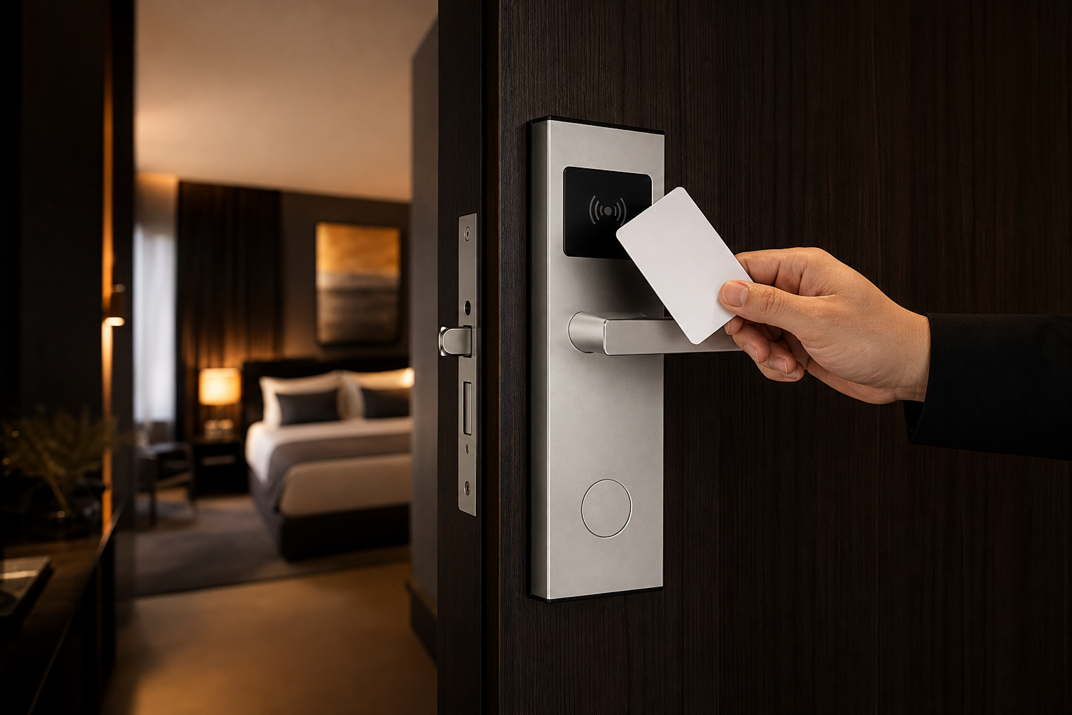 Serrure hoteliere