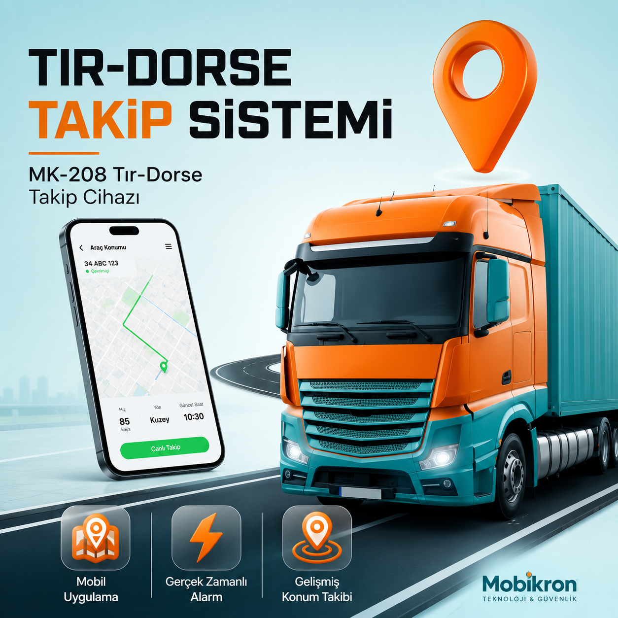 GPS pour camions et véhicules logistiques