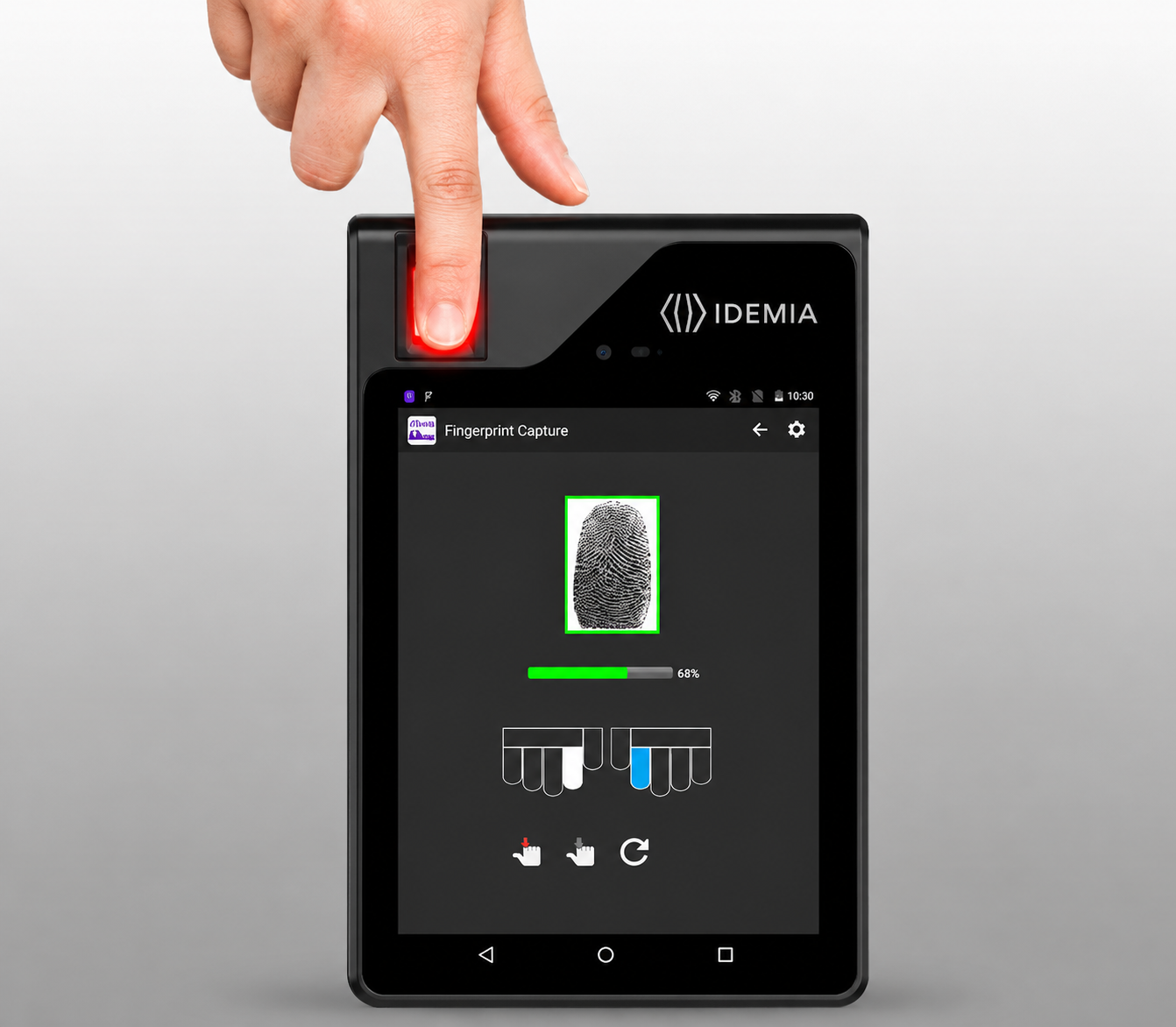 Scanner d’empreinte haute sécurité